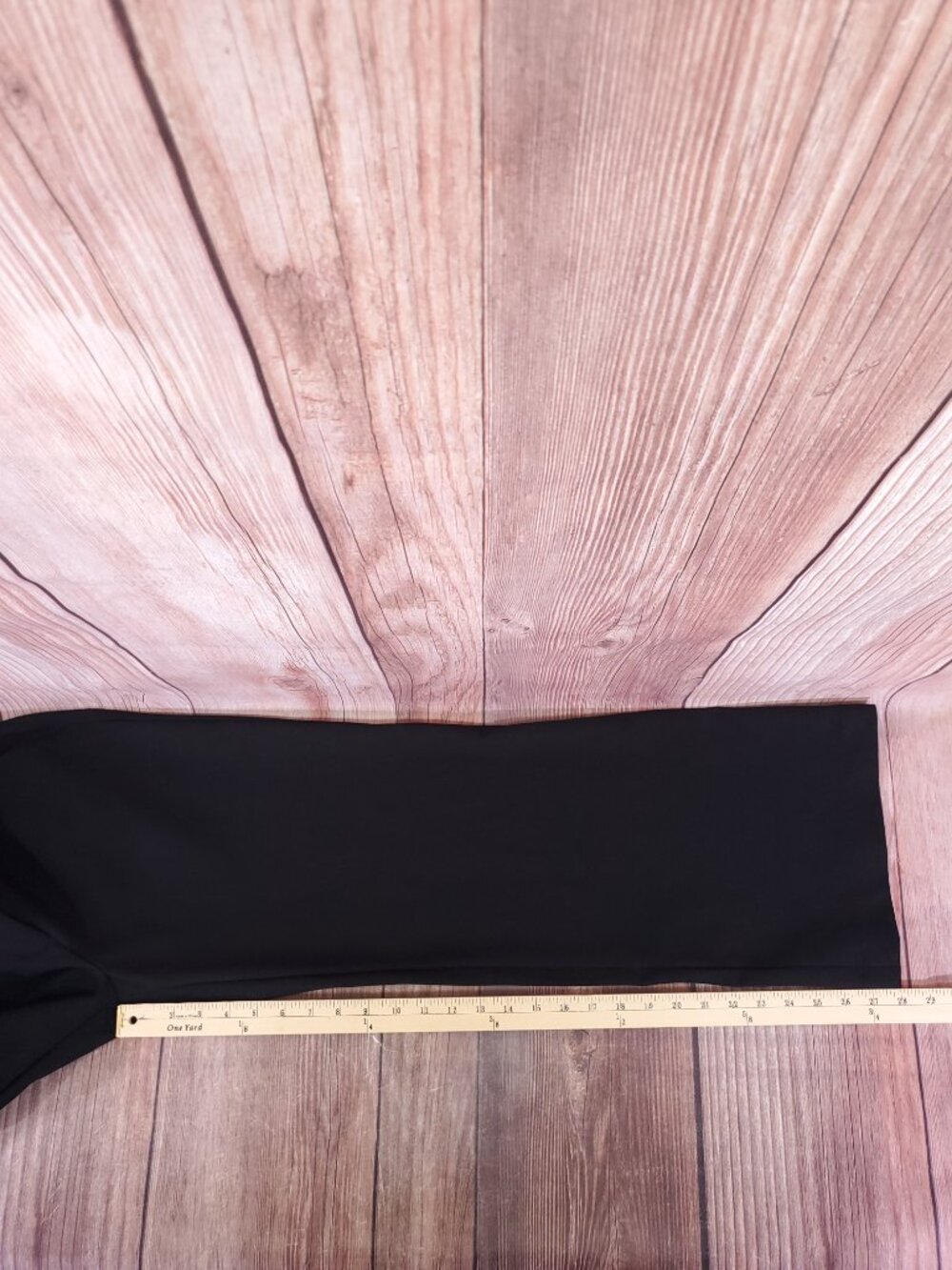 Quince Womens Size 4 Ultra Stretch Ponte Trousers Black Wide Leg High Rise Pants - Picture 14 of 14